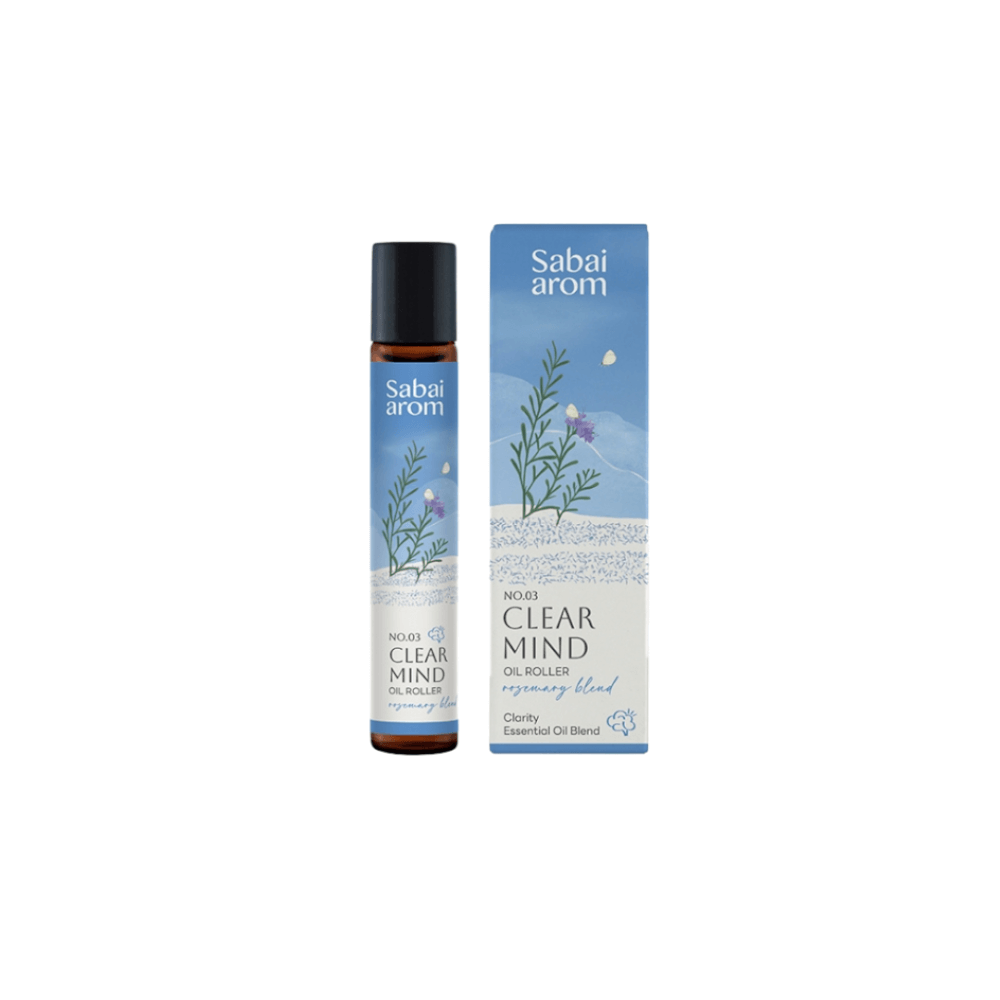 ลูกกลิ้งน้ำมันหอมระเหย สบายอารมณ์ กลิ่น CLEAR MIND 8 มล. จำนวน 1 ขวด